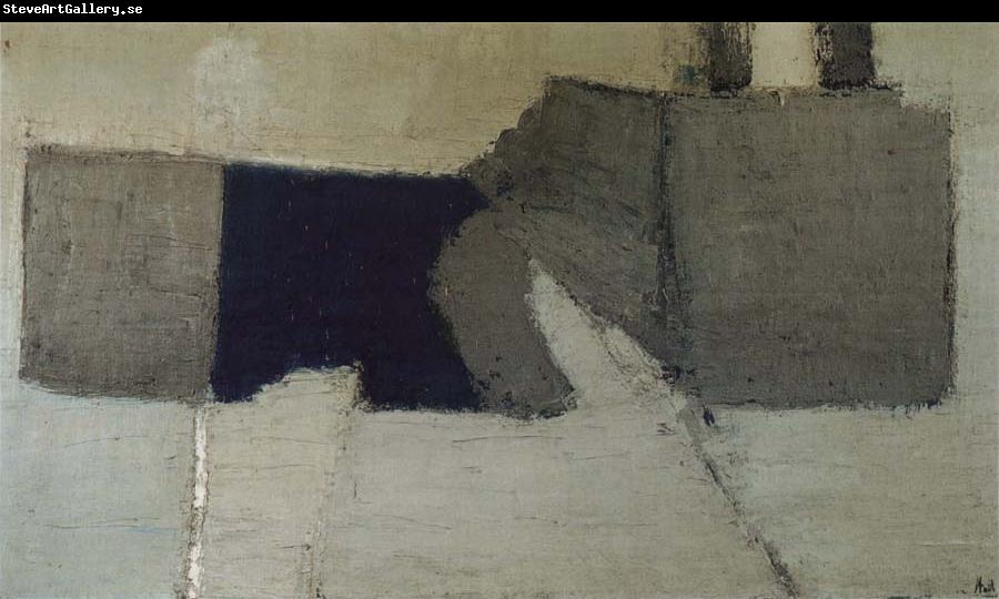 Nicolas de Stael The Grey and Blue of Figure